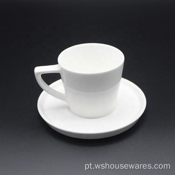 Conjunto de utensílios de porcelana branca personalizada de alta qualidade